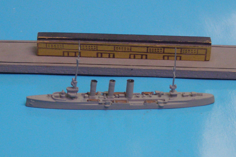 Kreuzer "Augsburg" ohne Masten (1 St.) D 1917 Navis NM 48 defekt